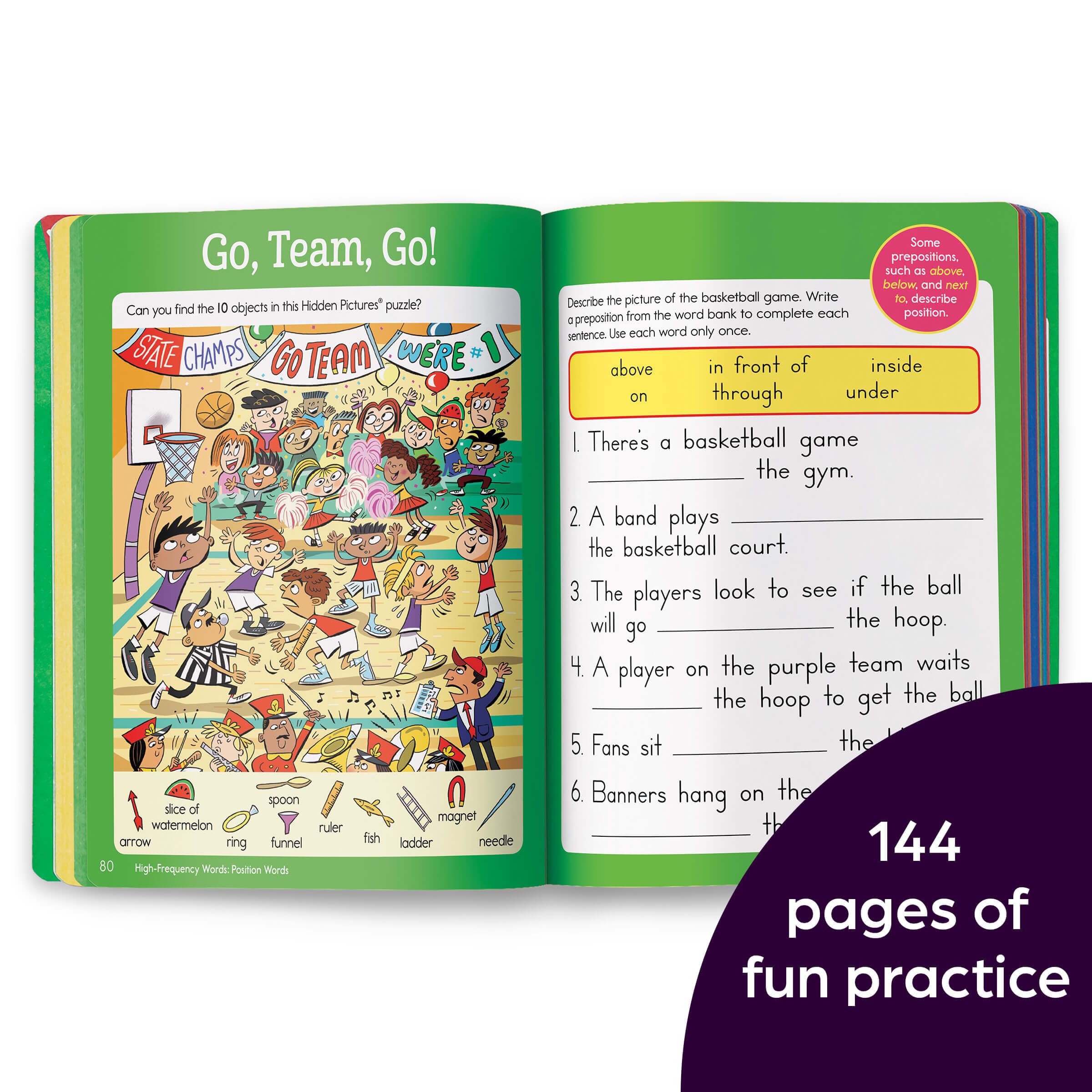Summer Big Fun Workbook Bridging Grades 1 & 2: Summer Before Second Grade Prep Workbook for Spelling, Reading Comprehension, Language Arts and More (Highlights Summer Learning)