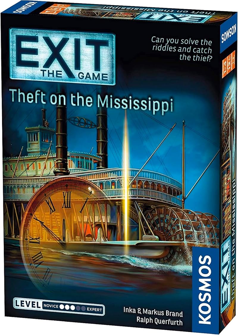 Thames & Kosmos EXIT Theft on the Mississippi Escape Room Game 1-4