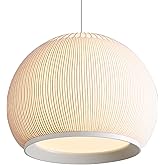 Golden Lighting Tela 14" LED Pendant in Sand Yellow