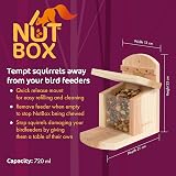 Jacobi Jayne NutBox Squirrel Feeder Cedar UK Quick Release Mount 720ml view 7