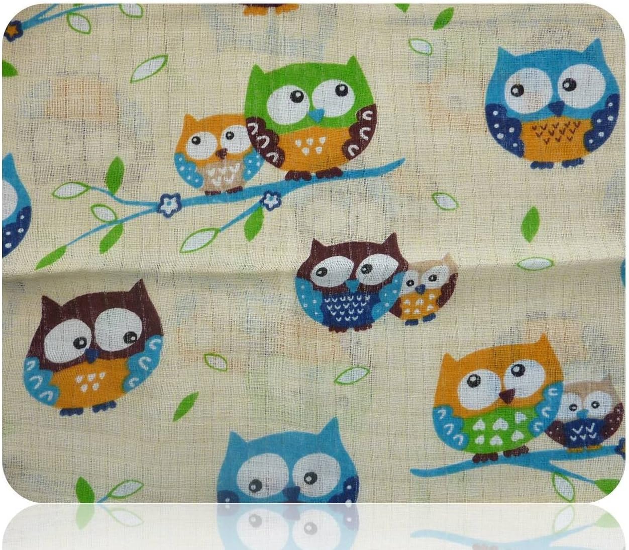 colourful muslin cloths