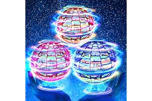 GENERIC Upgraded 3 Pack Flying Orb Ball 2025 Hand Drone Galaxy Ball Hover Orb Boomerang Balls Cosmic Flying Globe Galactic Flying Spinner Floating Balls Toys for Kids Ages 6-12+ Year Old Boys Girls