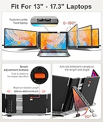 Cevaton Laptop Screen Extender, 14" FHD 1080P