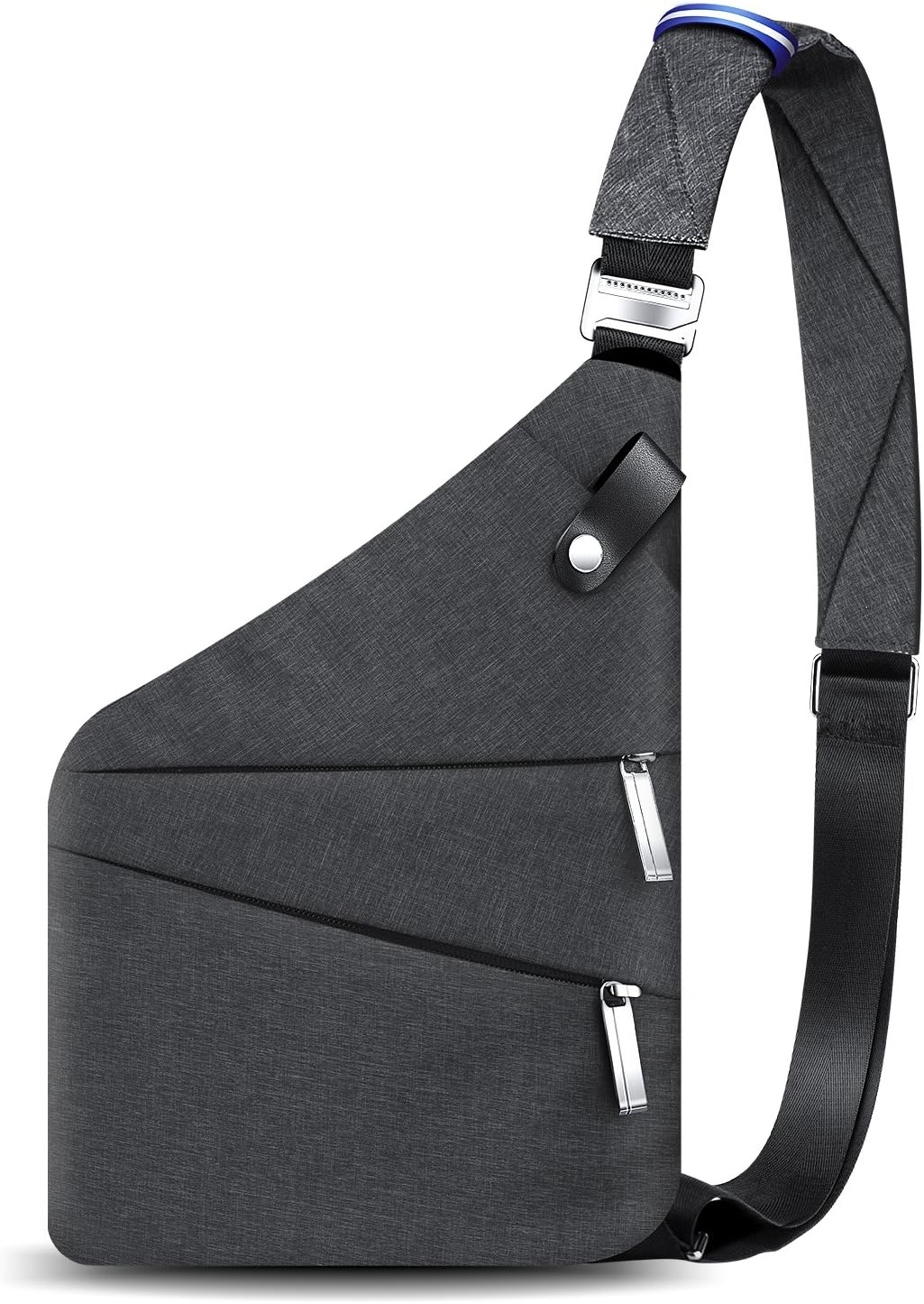 SZHSR Sling Bag, Crossbody Anti-Theft Daypack Invisible Backpacks for Men (Grey), One_Size