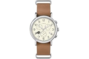 Timex Tribute Men's NFL Weekender Chrono 40mm Quartz Leather Strap