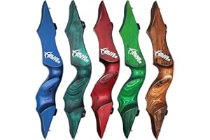 oubert 15 Inch Black Hunter Bow Riser Only Right Hand Archery Bow Riser for Takedown Recurve Bow Longbow Replacement Riser