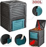 Crystals 300L Outdoor Garden Compost Bin Eco Friendly Organic Waste Converter view 7