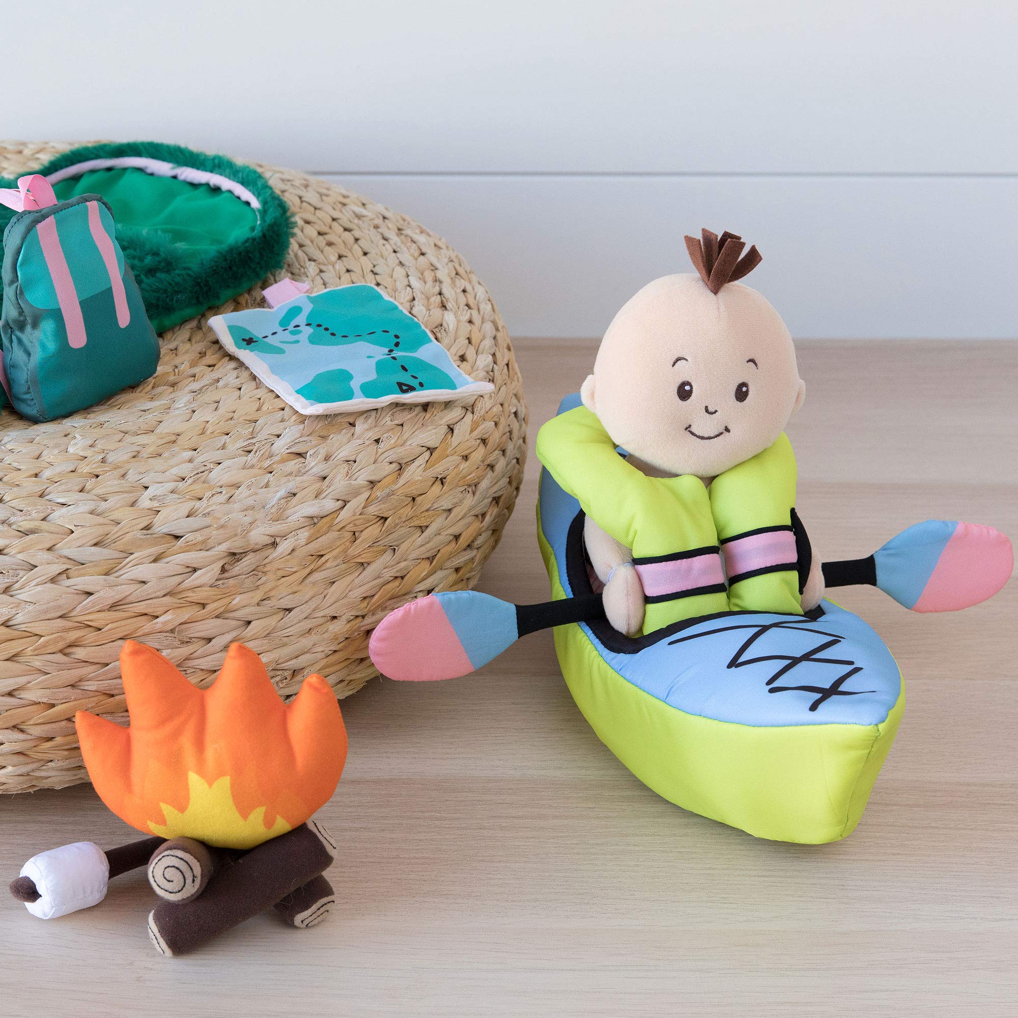 Manhattan Toy Stella Collection Happy Camper 8 Piece Baby Doll Camping Playset for 12