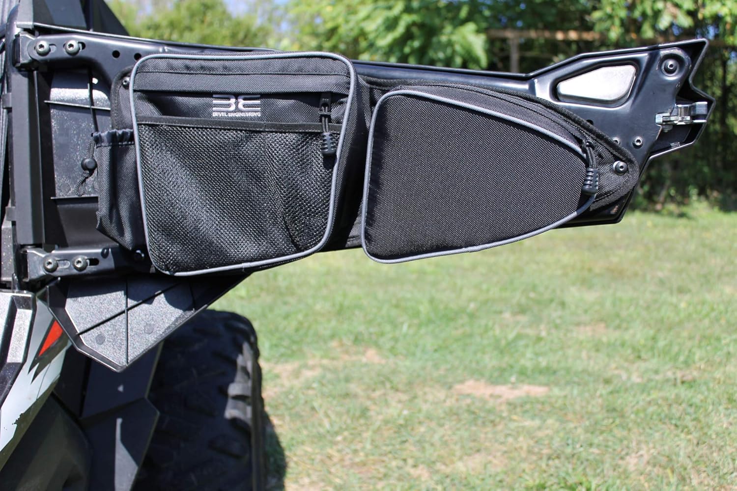 Side Door Bags, New Design, Premium Offroad Front Door Side Storage Bag Set w/Knee Pad, Fits 2014-2020 Polaris RZR XP Turbo Turbo S 1000 S900: Automotive