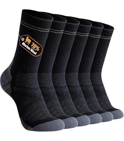 Merino Wool Socks for Women, Thin Black Dress Crew Socks for Home & Office