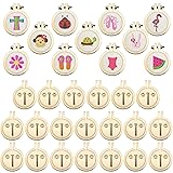 ZOCONE 20 Packs Mini Embroidery Hoops, Small Ring