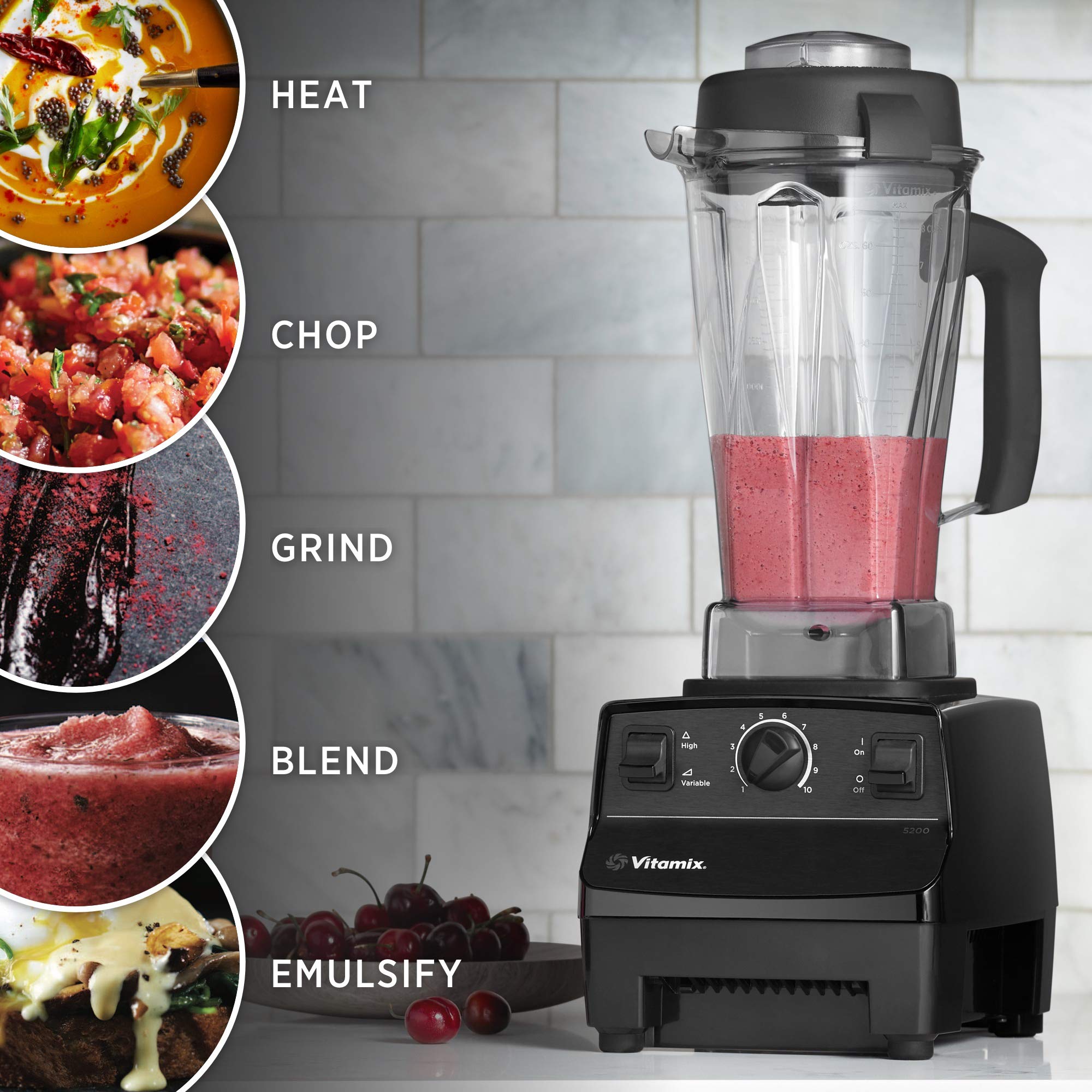 Vitamix 5200 Blender ProfessionalGrade, SelfCleaning 64 oz Container