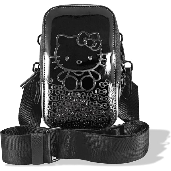 Hello Kitty 2-Piece Crossbody Bag & Tech Pouch Set | Polka Dot Design | Officially Licensed