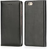 iPhone 6S / 6 Coque Housse en Cuir [Portefeuille] Étui Noir: Amazon.fr: High-tech