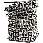 Jeremywell 50 Roller Chain 100 Feet with 10 Connecting Links