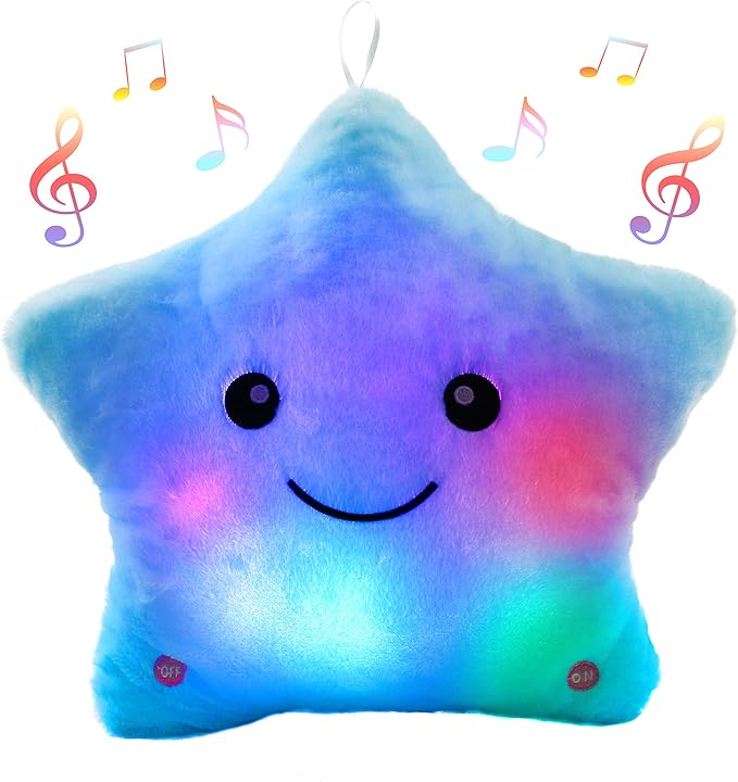 musical color changing lullaby plush