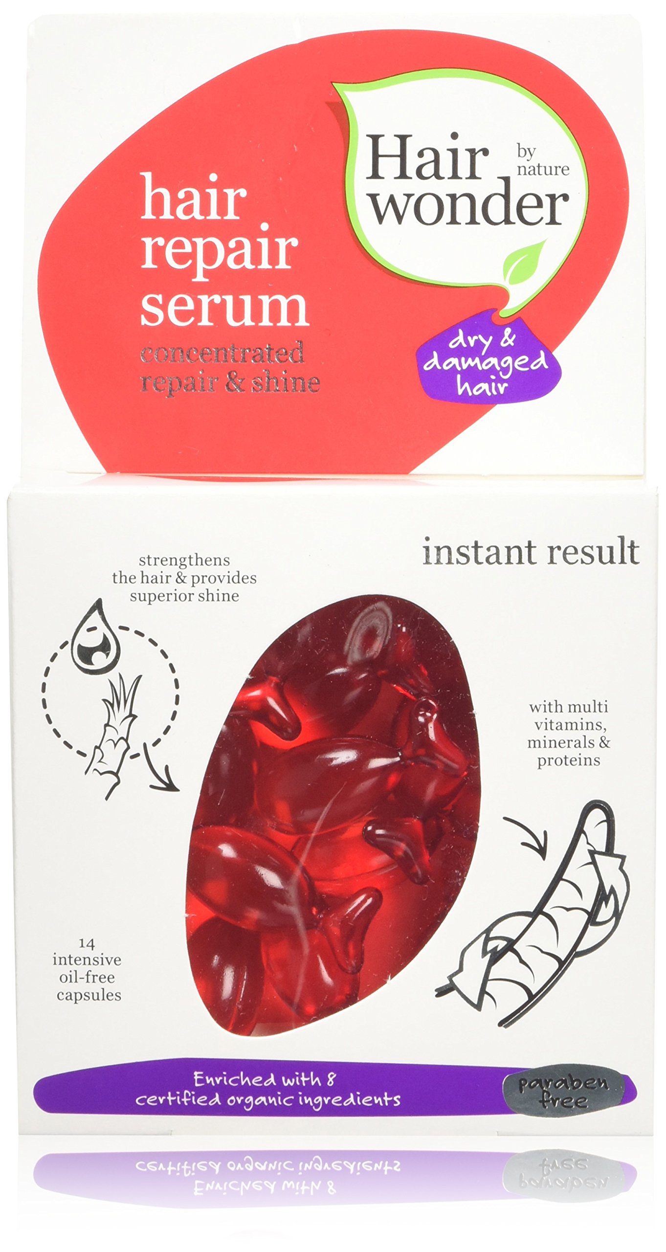 Hairwonder by Nature Serum Capsules 14 Pieces