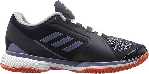 adidas women's stella court tennis shoes legend blue and purple