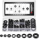 InstallGear 180pc Rubber Grommet Kit - Rubber Grommets for Wiring Assorted Sizes - Grommet Tool Kit for Automotive & Electric