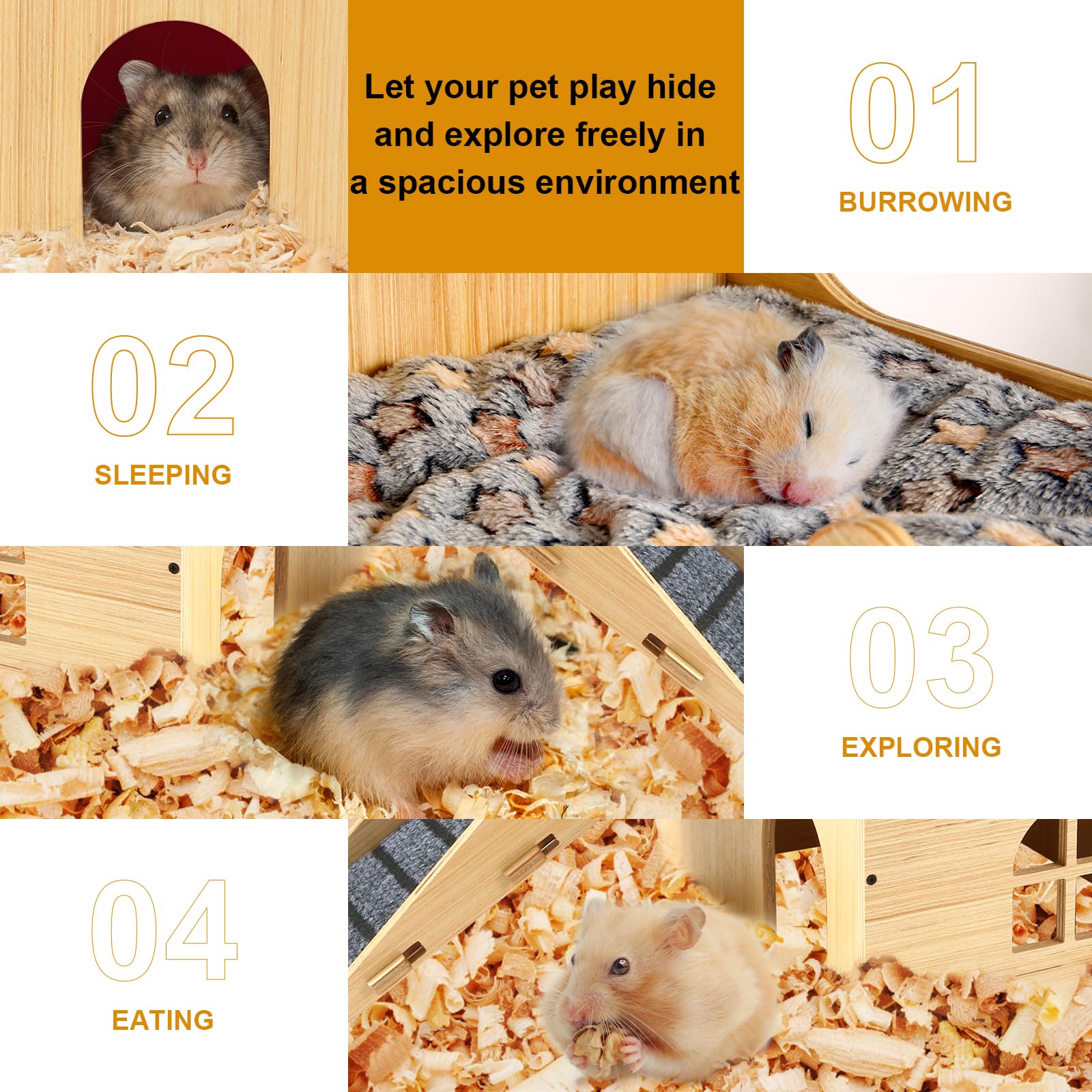 Photo inspiration: Picture Idea: Mua Wooden Guinea Pig Castle Hideout Enlarged Guinea Pig Castle