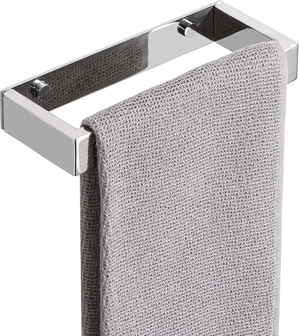 SAYAYO Towel Holder Wall Mounted Chrome 20 cm SUS304 Stainless Steel