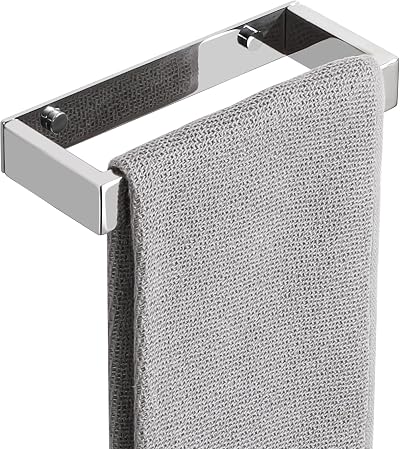 SAYAYO Towel Holder Wall Mounted Chrome 20 cm SUS304 Stainless Steel