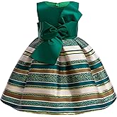 CMMCHAAH 2-9T Flower Girls Dresses Toddler Striped Dress