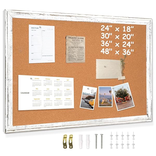 DOLLAR BOSS WHITE CORK BOARD FOR WALL –...