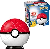 Ravensburger Pokemon Pokeball 3D Jigsaw Puzzle Ball 54 Pieces 6+ NO GLUE