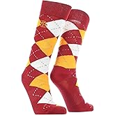 TCK USC Trojans Argyle Dress Socks NCAA Fanwear Crew Length