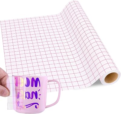 Prime Vinyl Transfer Tape 12" x 11ft Clear Vinyl Paper Craft Cutting Machine