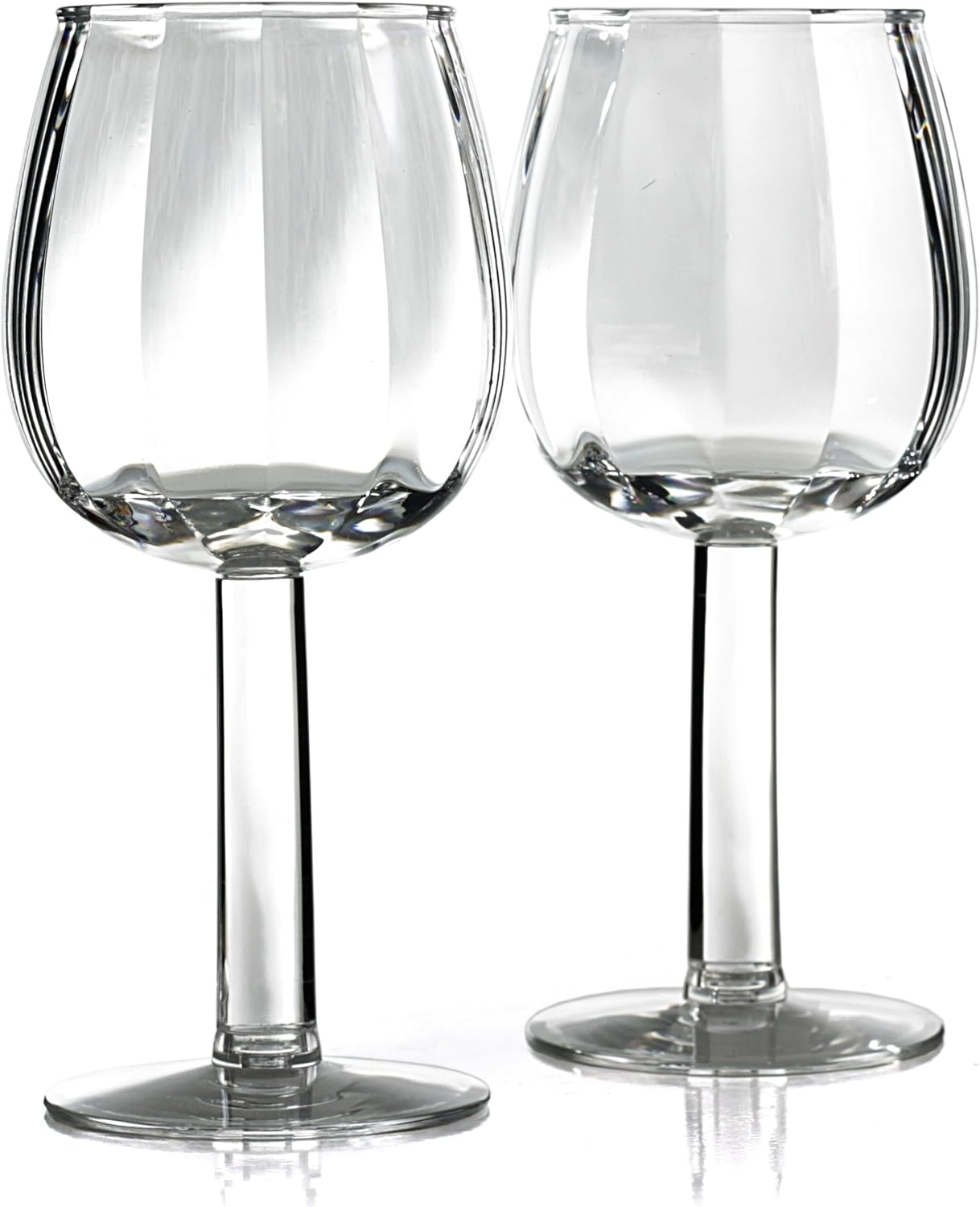 Prodyne Contours Clear Acrylic 10 Ounce White Wine Glass, Set of 4 Amazon.ca Home & Kitchen