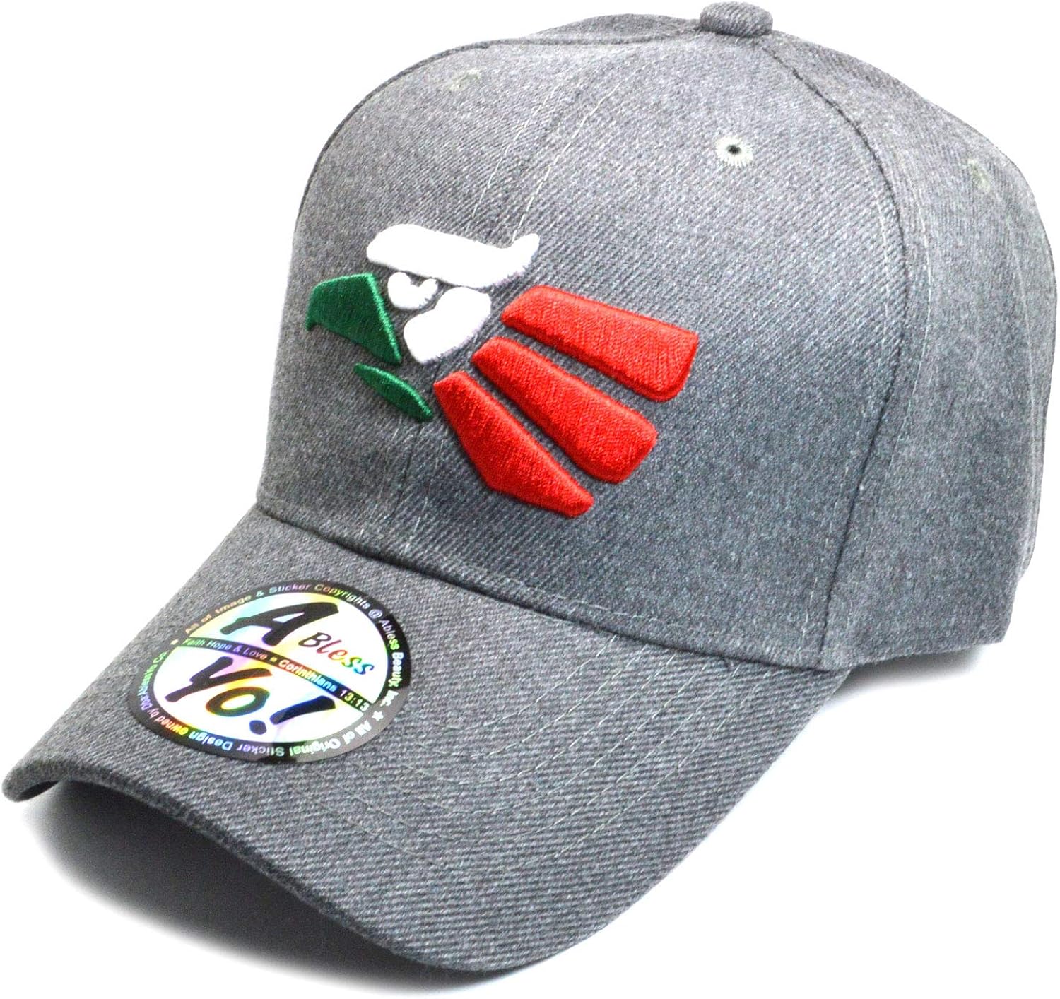 Hecho En Mexico Eagle Flag Curved Baseball Golf Premium Cap Hat AYO6049 Charcoal Grey Large At 