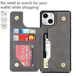 Cavor for iPhone 14 Plus Wallet Case with Card