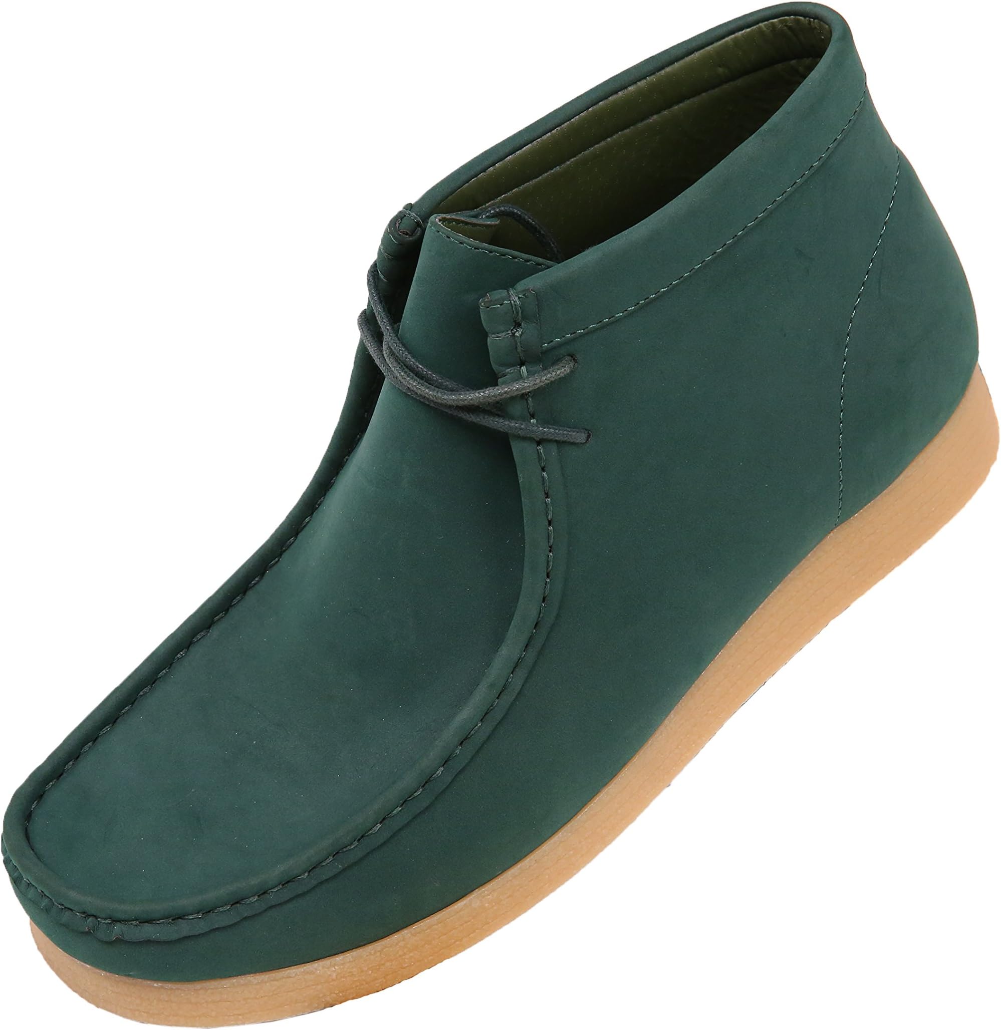 Amali The Original Men's Faux Seude High Top Casual Boots with Crepe Rubber Like Sole, Style Jason, Runs Small Size 1 UP