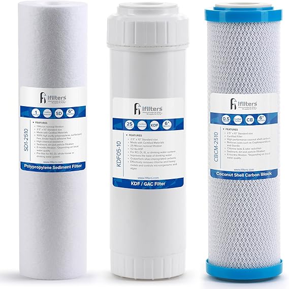 Drinking Water Replacement Filter Set for 3 Stage
