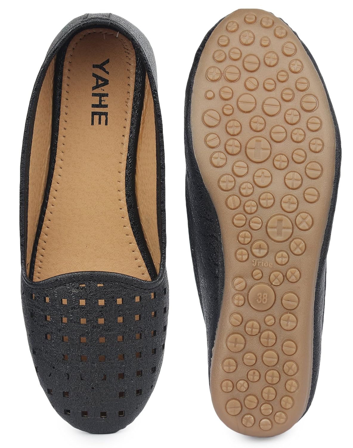 yahe women's casual led napa ballerina shoes y-704