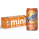 Sunkist Regular 10pk Mini Can, 75 Fl Oz