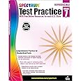 Spectrum Test Practice 7th Grade Workbooks All Subjects, Math, Language Arts, Reading Comprehension, Grammar, Spelling, Vocabulary, and Writing Practice, Classroom or Homeschool Curriculum