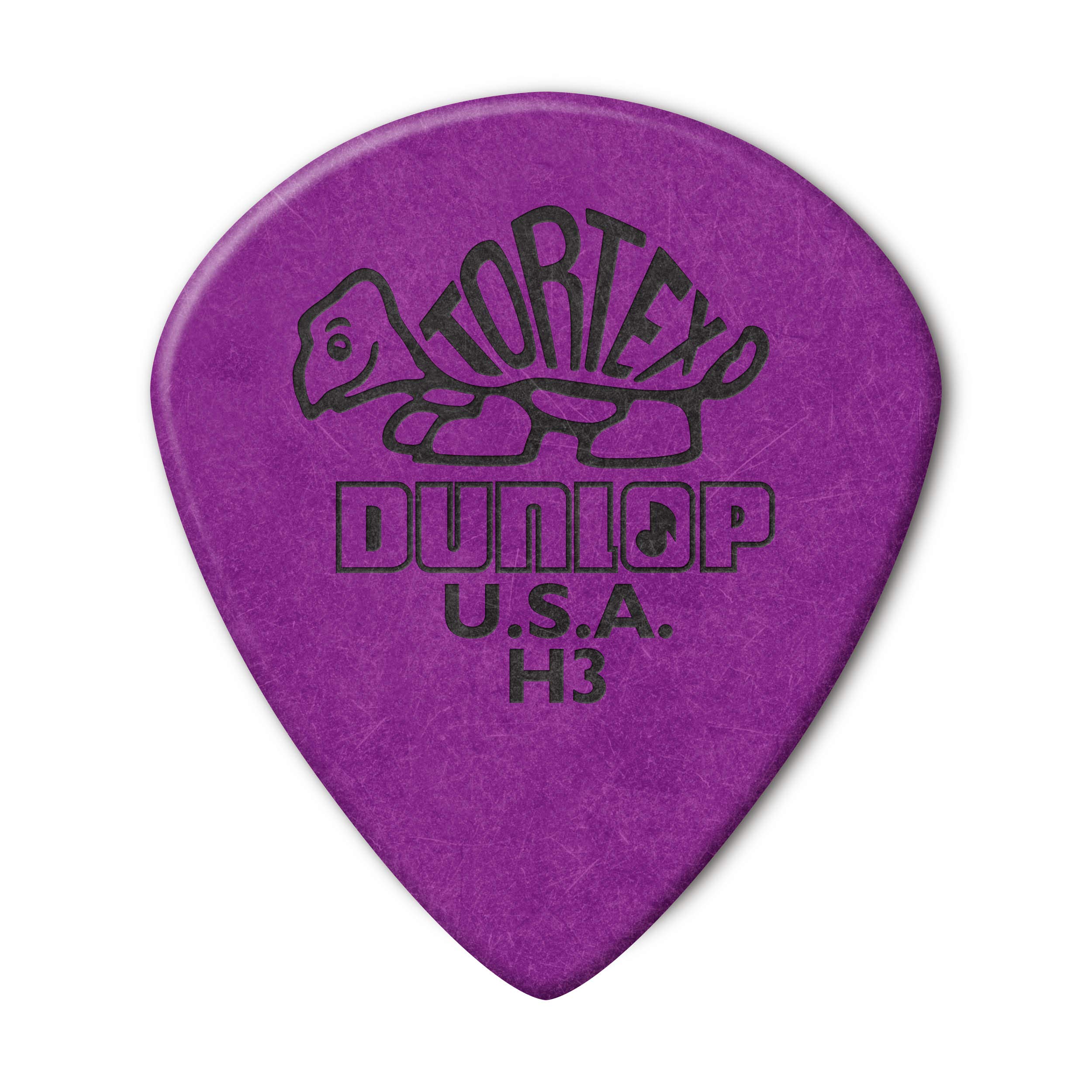 JIM DUNLOP Tortex Jazz III Heavy H3 Plectrum 472PH3 (Pack of 6)