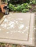 Unique Loom Outdoor Border Collection Area Rug