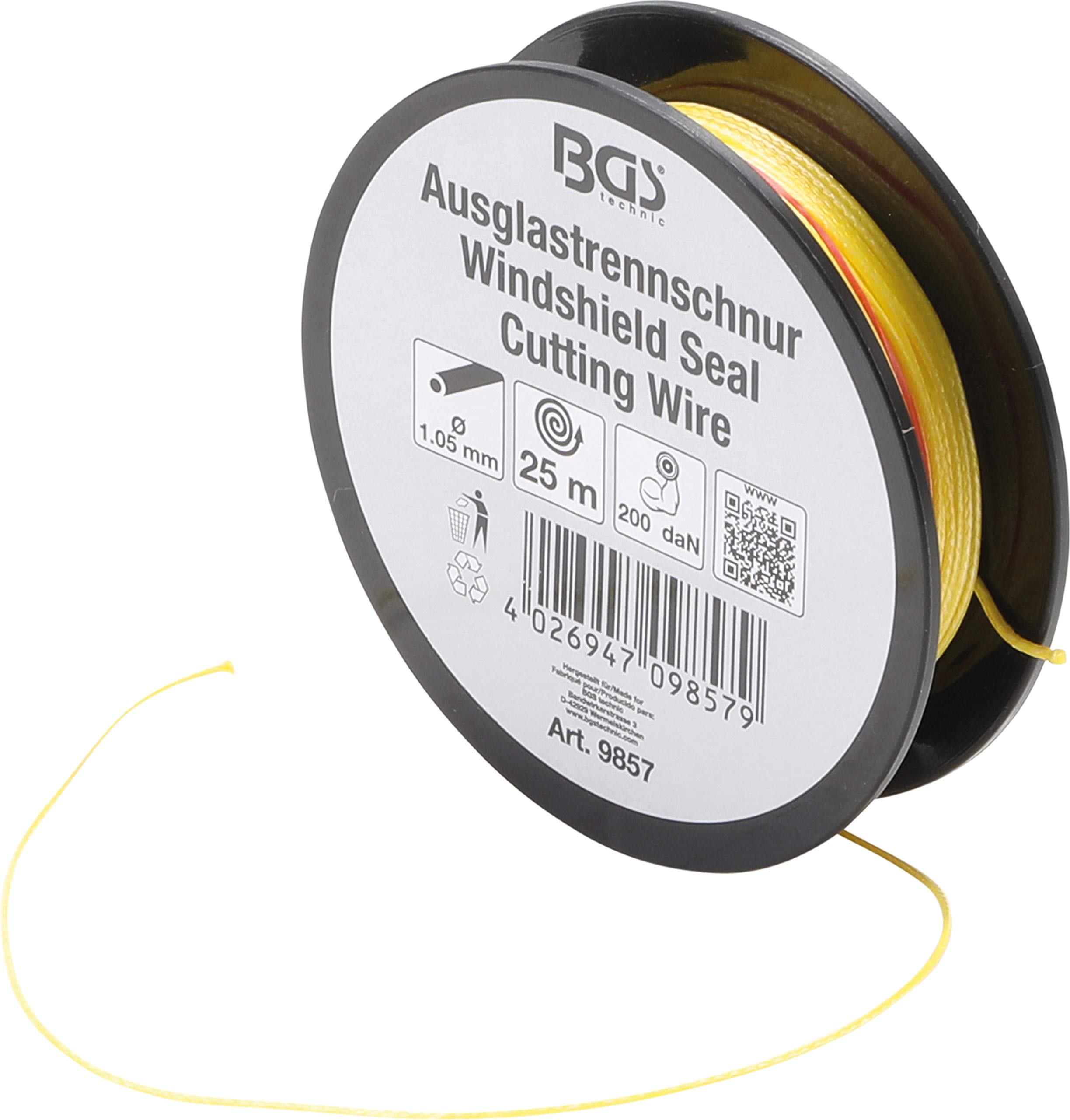 BGS 9857 | Windshield Seal Cutting Wire | 25 m | 200 daN