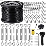 BLIKA String Light Hanging Kits, 400FT Coated