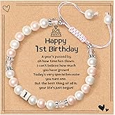 MIXJOY Happy Birthday Gifts for Women, Birthday Braided Beads Bracelet Gifts for Turning Age Daughter Granddaughter Niece