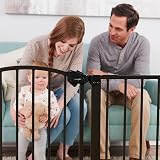 Regalo Safety Super Wide Arched Baby Gate Bronze 75-150 cm Extensions Included view 6