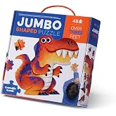 Crocodile Creek Above + Below 48-Piece Jigsaw Floor Puzzle - Fun Floor Puzzles for Kids Ages 4-8, Jumbo Dinosaur