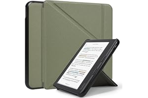 Caweet Case for Kobo Libra Colour 7 Inch 2024 Release, Premium PU Leather Origami Stand Protective Sleeve Cover with Auto Wak