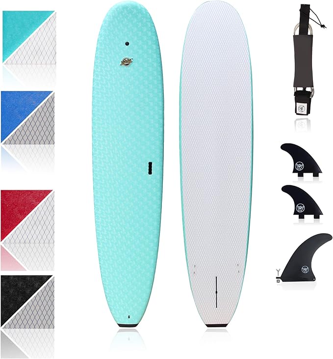 Soft Top Surfboard Best Foam Surf Board for Beginners, Kids, and