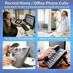 Analog Telephone Recorder, 32GB Automatic Call