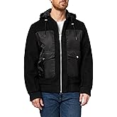 KARL LAGERFELD mens Outerwear Wool Zip Front Jacket
